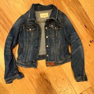 Pilcro and the Letterpress Denim Jacket - Blue